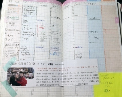 画像：だんだんすかすかになってくるジブン手帳