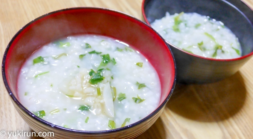 2017年の我が家の七草粥