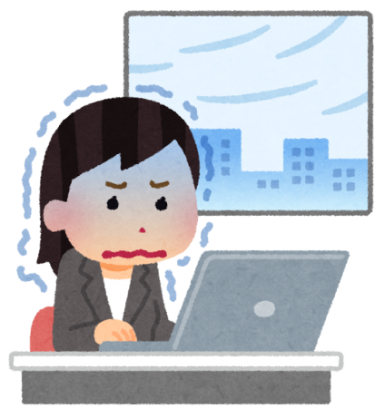 こんな感じで、冬は震えているので、靴下重ね履きは必須！