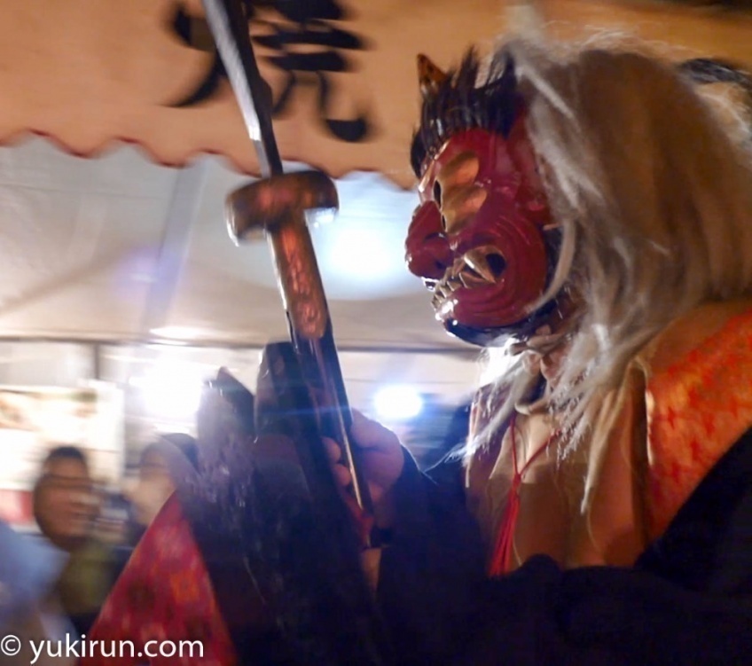 あとから鬼をやっつけた天狗が、結構イケメン