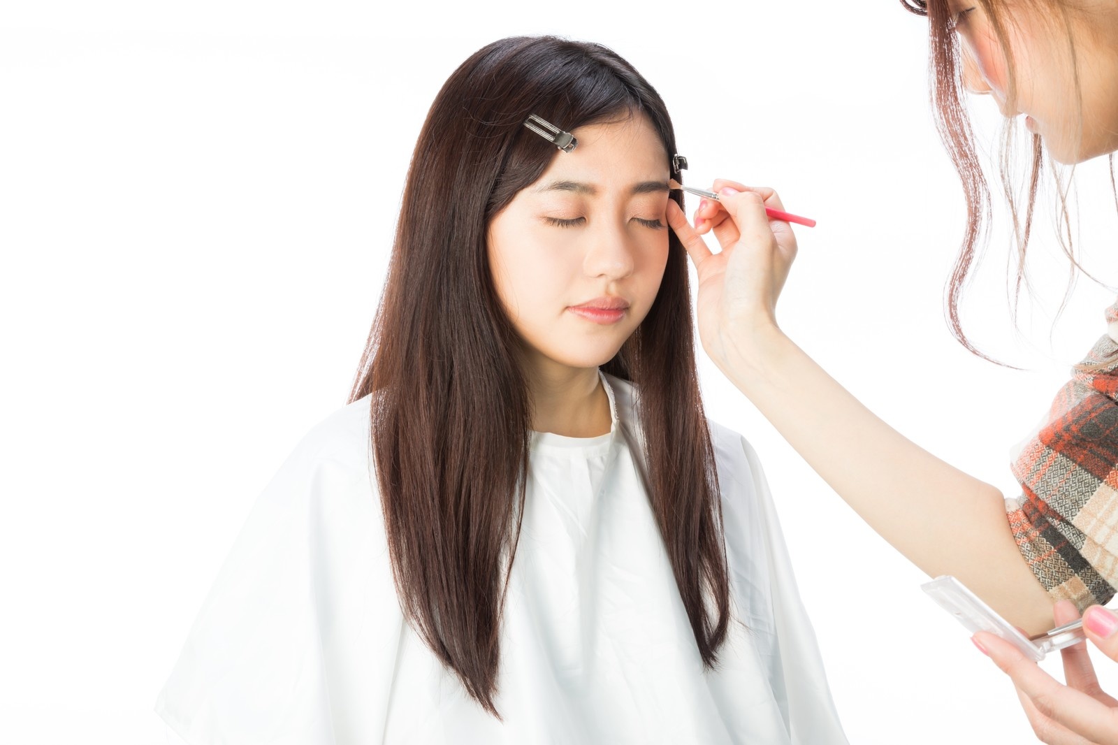 眉毛を整えてもらうのが好き