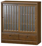 京町屋　ガラスキャビネット